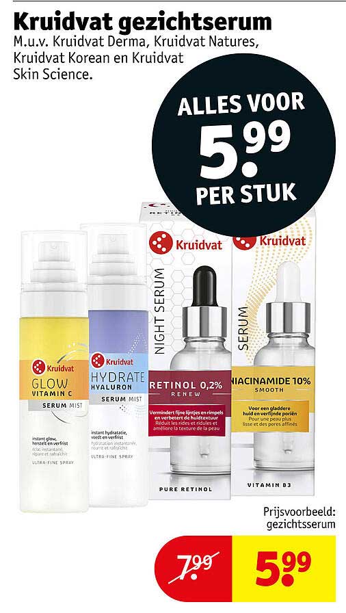 Kruidvat gezichtsserum