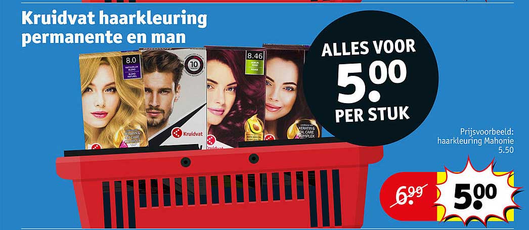 Kruidvat haarkleuring permanente en man