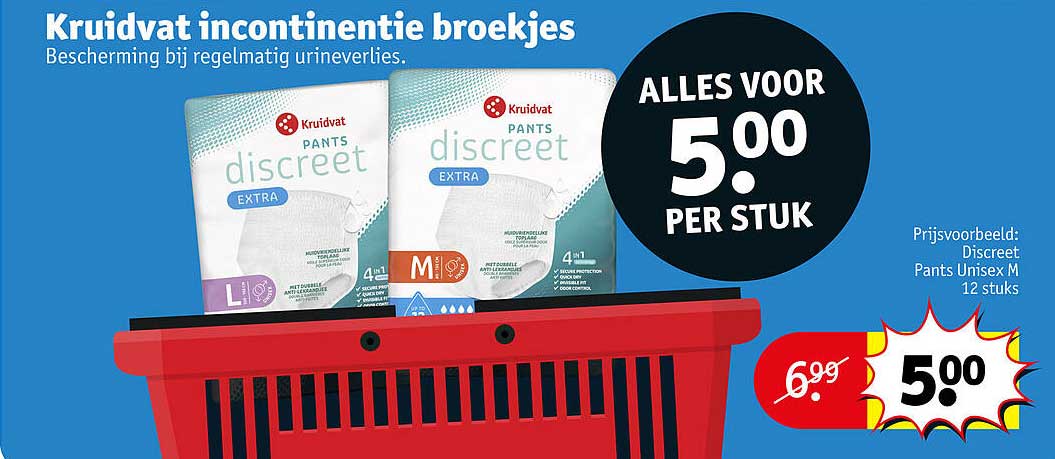 Kruidvat incontinentie broekjes