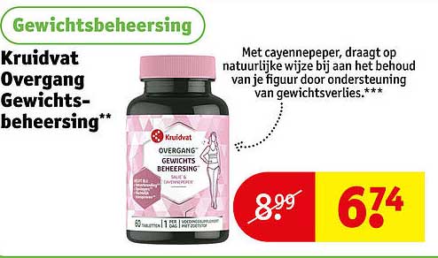 Kruidvat Overgang Gewichts-beheersing**