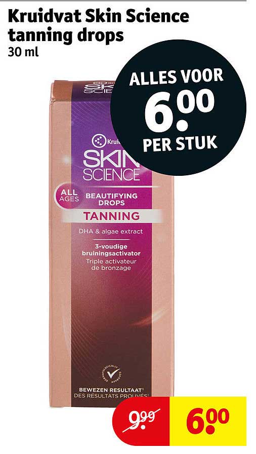 Kruidvat Skin Science tanning drops 30 ml