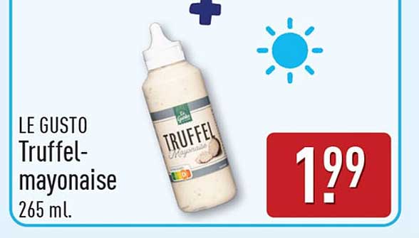 LE GUSTO Truffel-mayonaise 265 ml.
