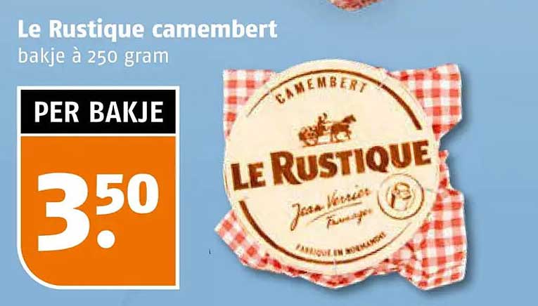 Le Rustique camembert bakje à 250 gram