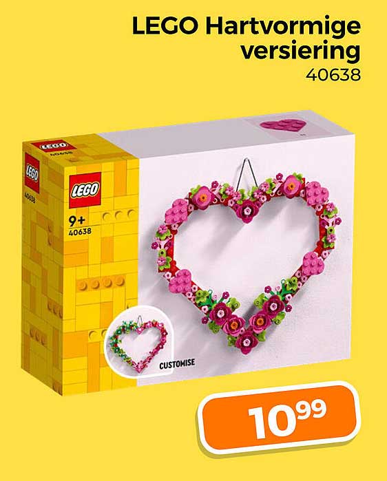LEGO Hartvormige versiering 40638