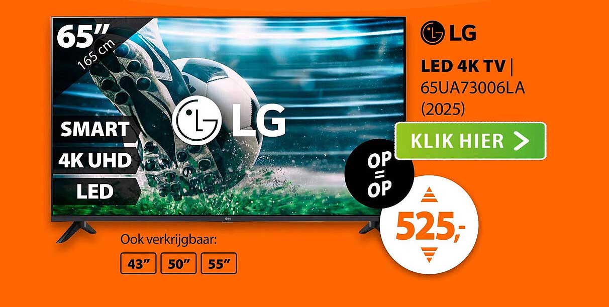 LG LED 4K TV | 65UA73006LA (2025)