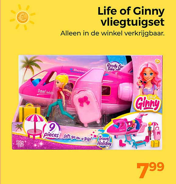 Life of Ginny vliegtuigset