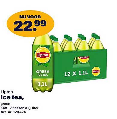 Lipton Ice tea, green