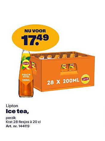 Lipton Ice tea, perzik