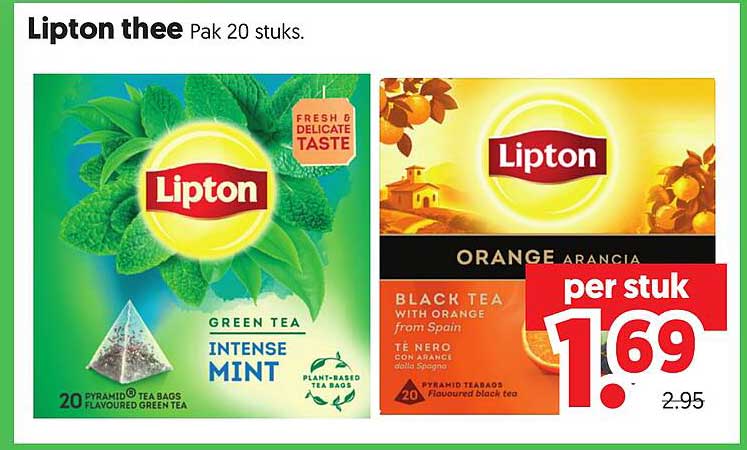 Lipton thee Pak 20 stuks
