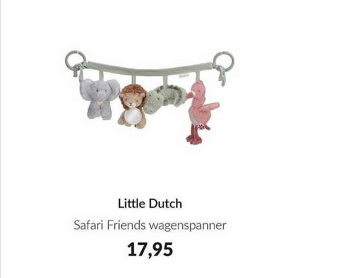 Little Dutch Safari Friends wagenspanner