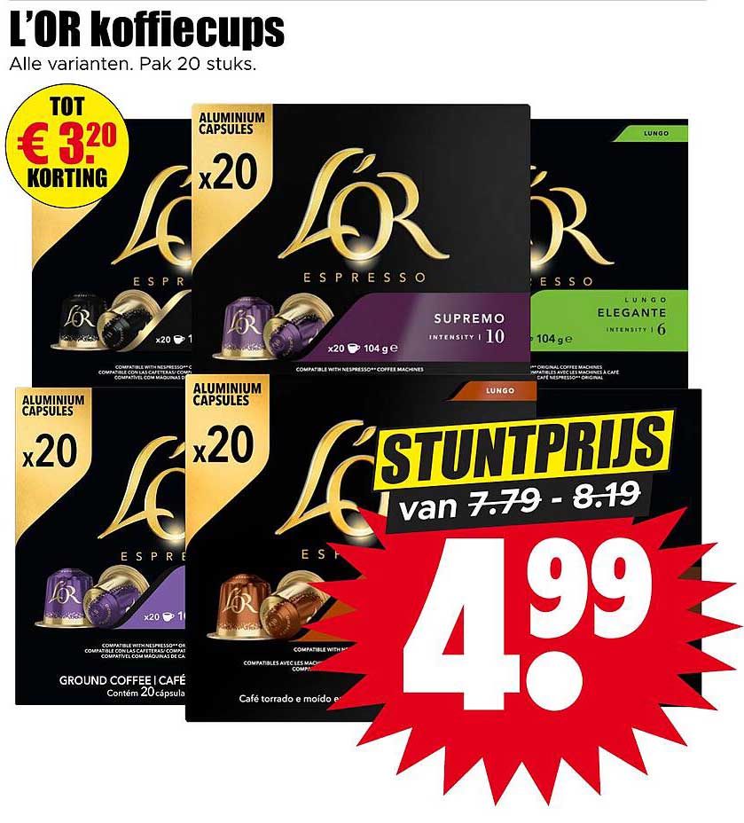 L’OR koffiecups