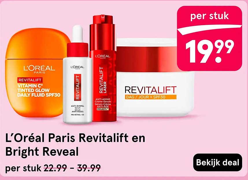 L’Oréal Paris Revitalift en Bright Reveal