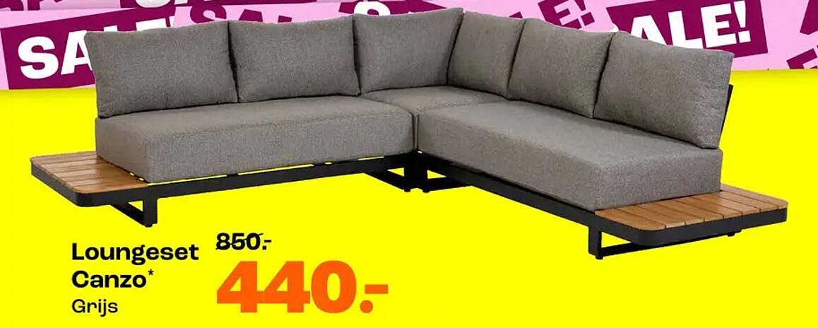 Loungeset Canzo* Grijs