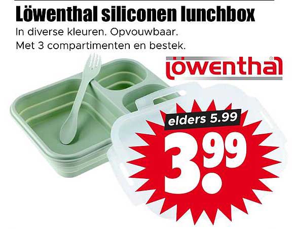 Löwenthal siliconen lunchbox