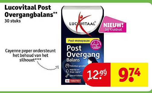 Lucovitaal Post Overgangbalans** 30 stuks