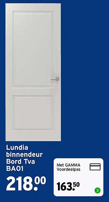 Lundia binnendeur Bord Tva BA01