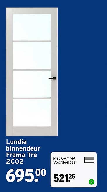 Lundia binnendeur Frama Tre 2C02