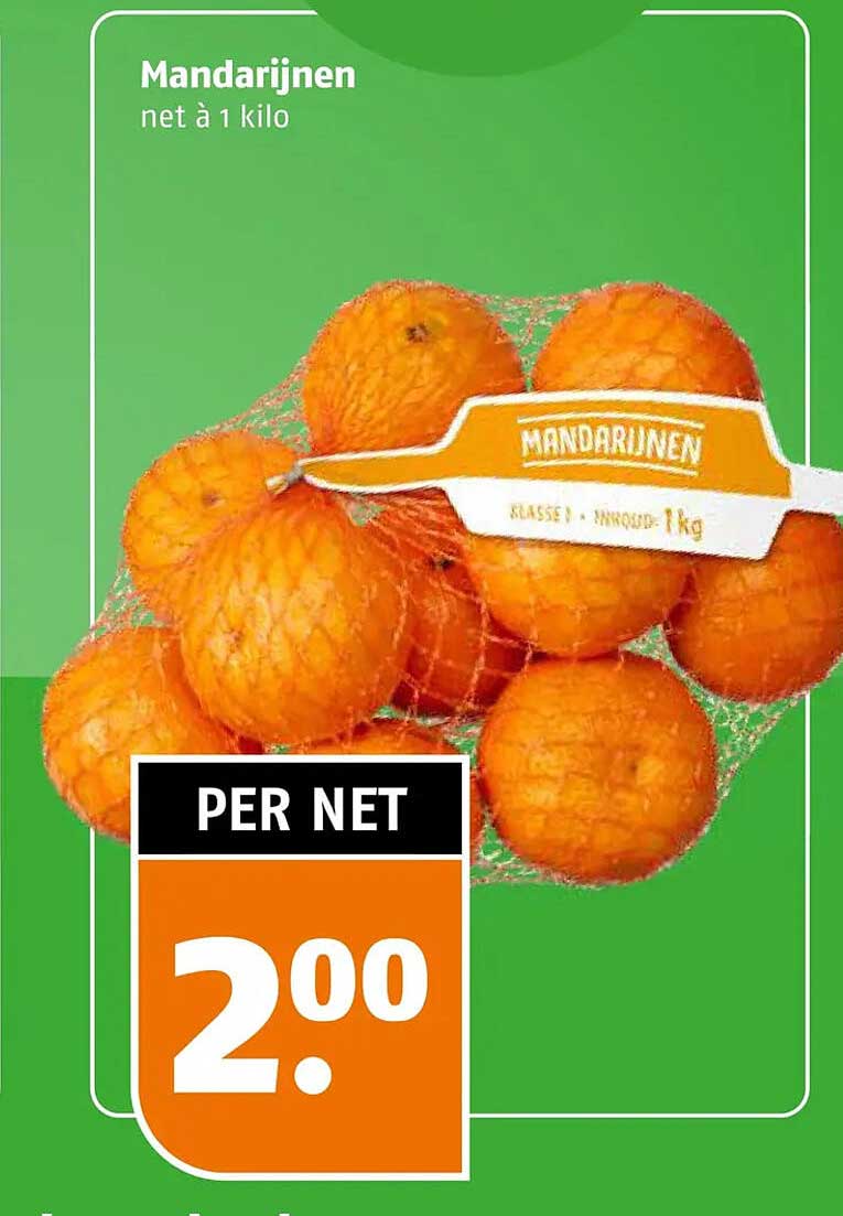Mandarijnen net à 1 kilo