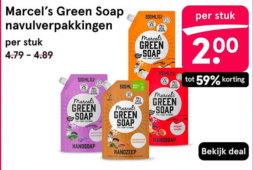 Marcel's Green Soap navulverpakkingen
