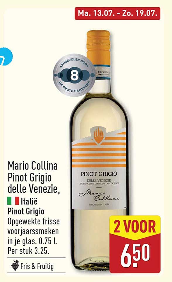 Mario Collina Pinot Grigio delle Venezie, Italië Pinot Grigio