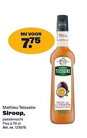 Mathieu Teisseire Siroop, passievrucht