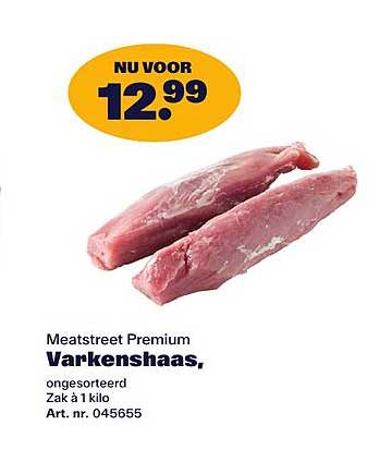 Meatstreet Premium Varkenshaas, ongecorteerd