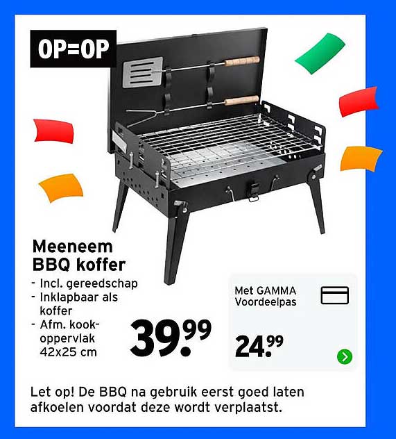 Meeneem BBQ koffer
