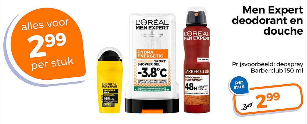 Men Expert deodorant en douche