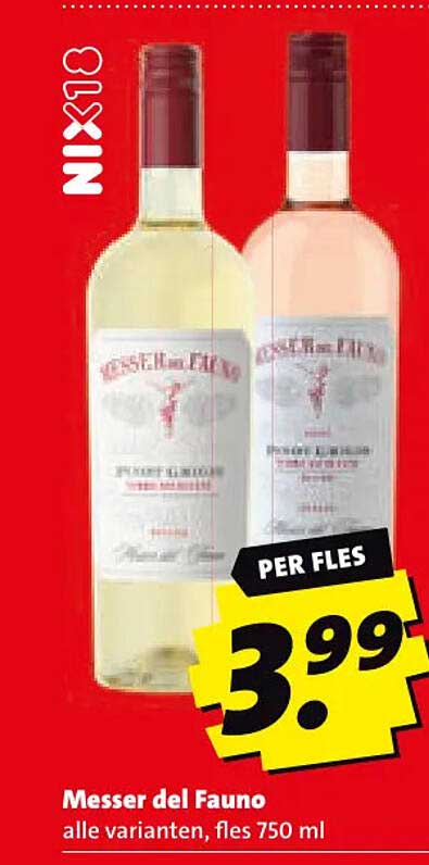 Messer del Fauno alle varianten, fles 750 ml