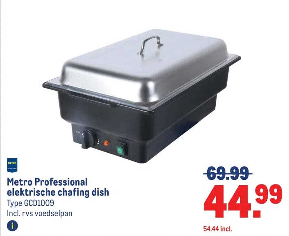 Metro Professional elektrische chaing dish