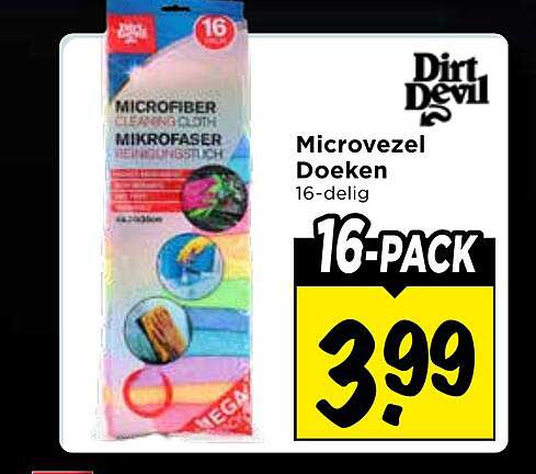 Microvezel Doeken 16-delig 16-pack