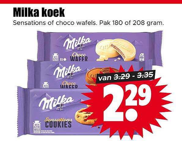Milka koek