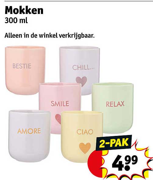 Mokken 300 ml 2-PAK
