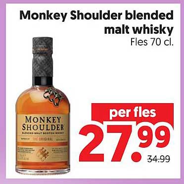 Monkey Shoulder blended malt whisky