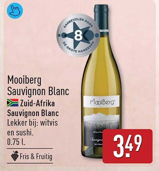 Mooiberg Sauvignon Blanc Zuid-Afrika Sauvignon Blanc