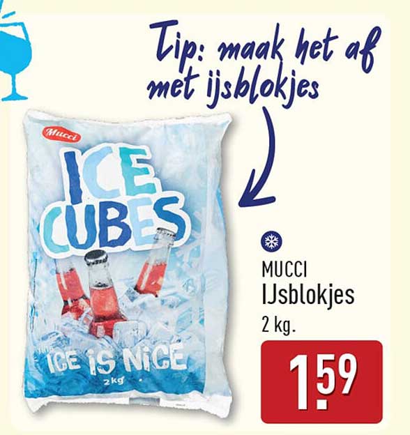 MUCCI IJsblokjes 2 kg.