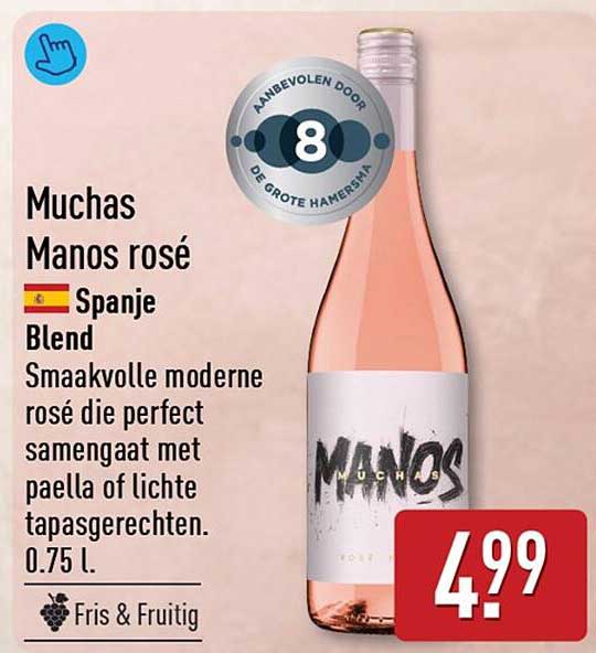Muchas Manos rosé Spanje Blend