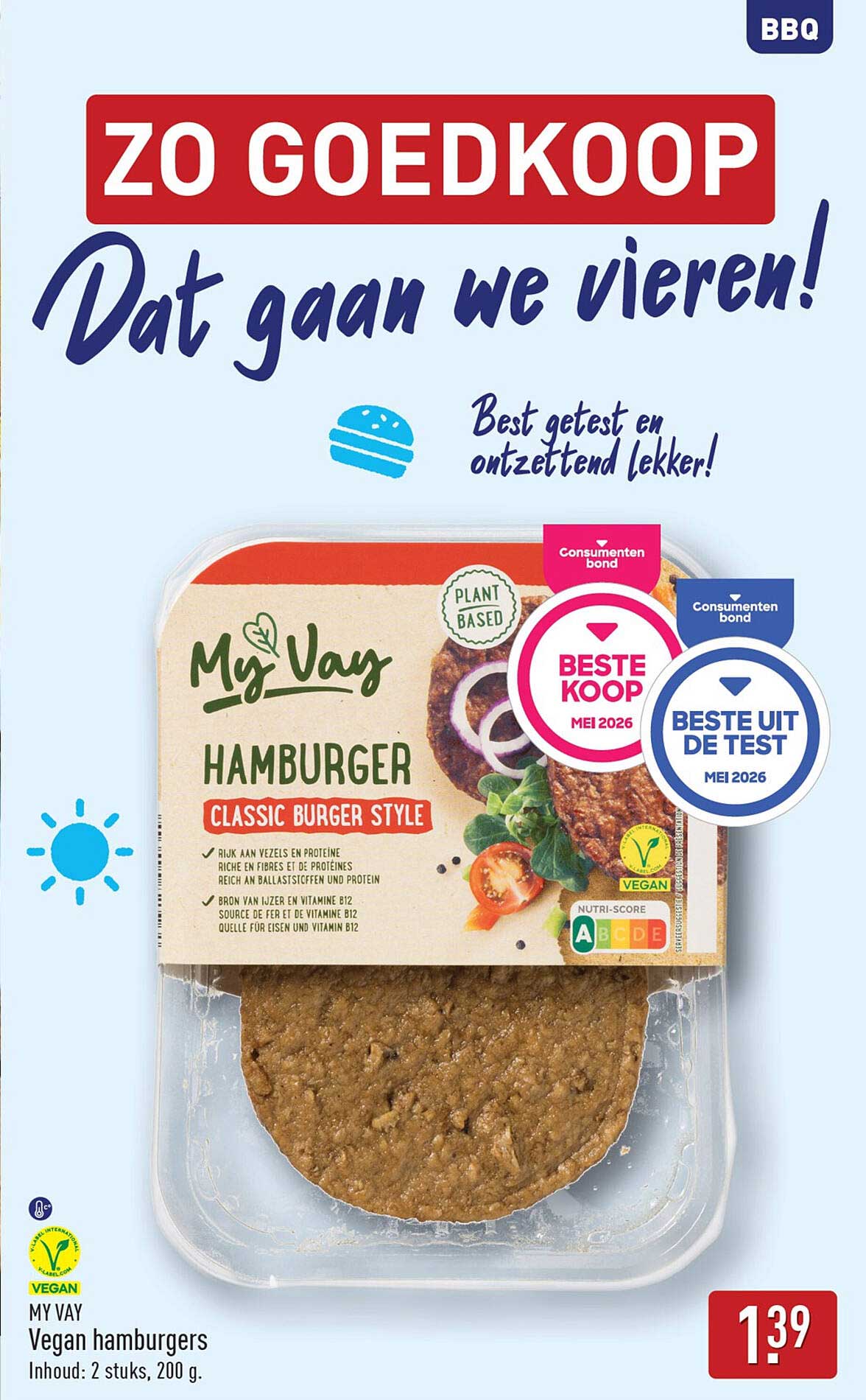 My Way Vegan hamburgers