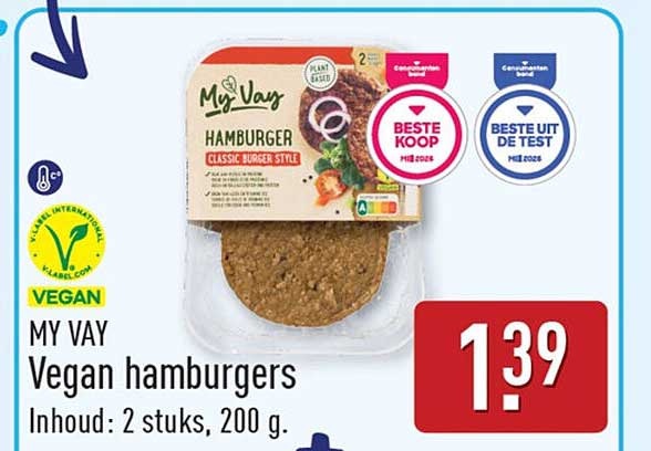 MY WAY Vegan hamburgers