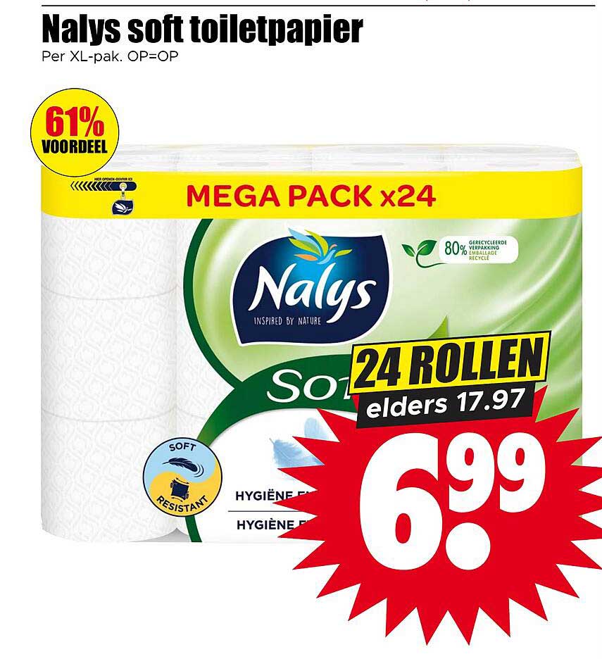 Nalys soft toiletpapier