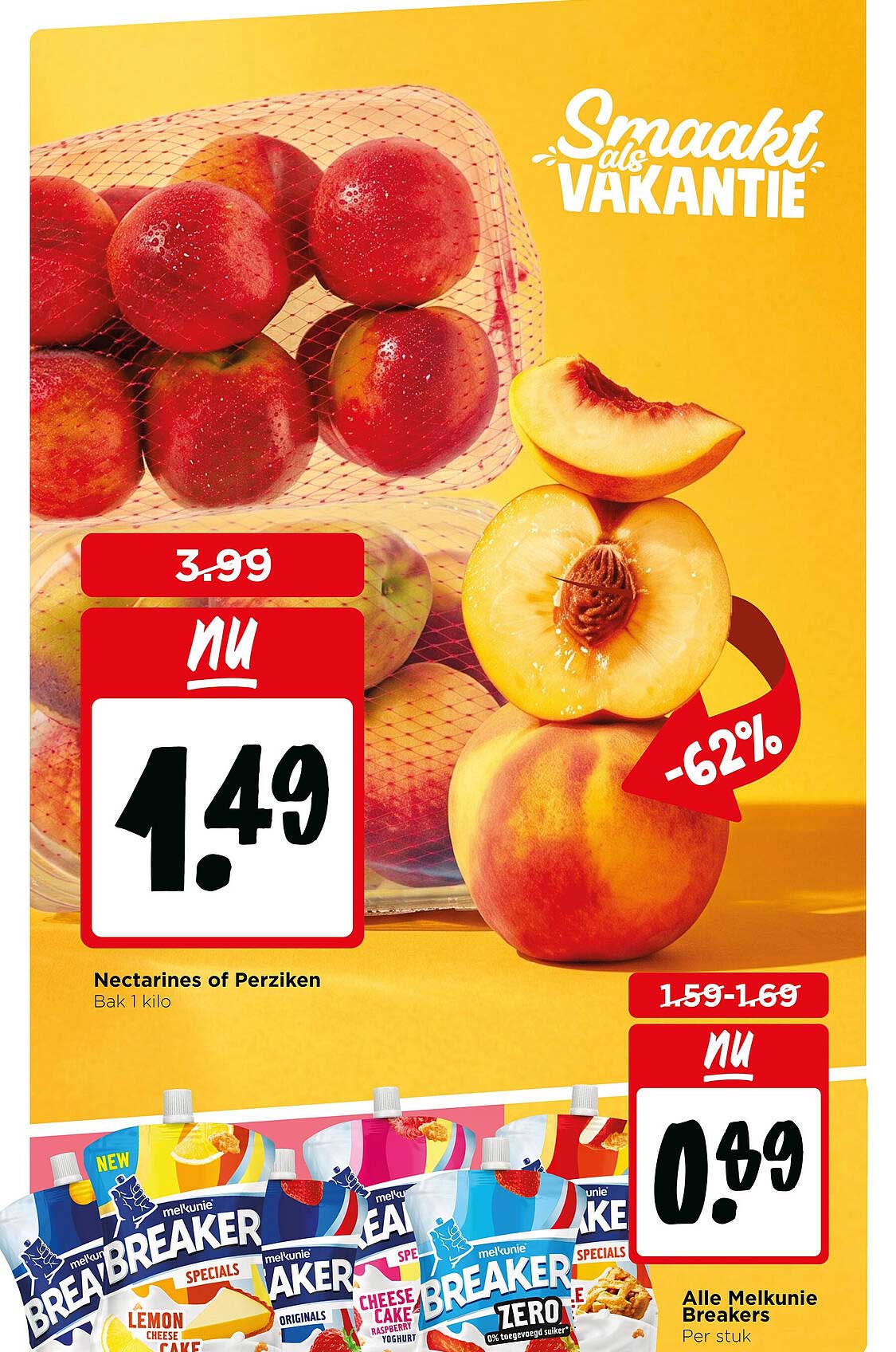 Nectarines of Perziken Bak 1 kilo