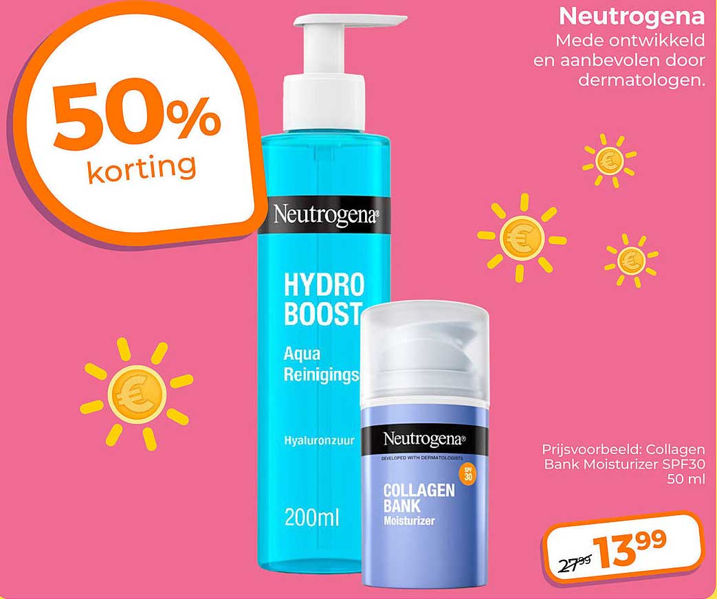 Neutrogena 50% korting