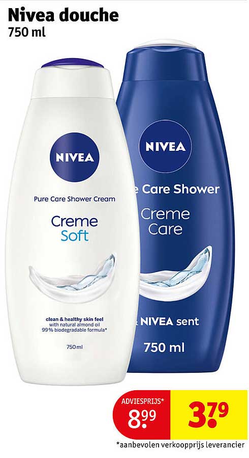Nivea douche 750 ml