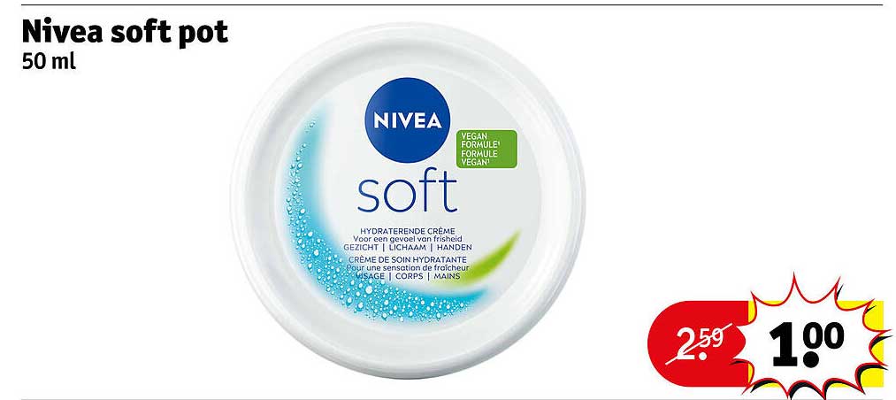 Nivea soft pot 50 ml