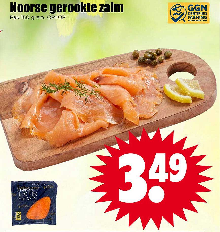 Noorse gerookte zalm