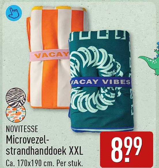 NOVITESSE Microvezel-strandhanddoek XXL