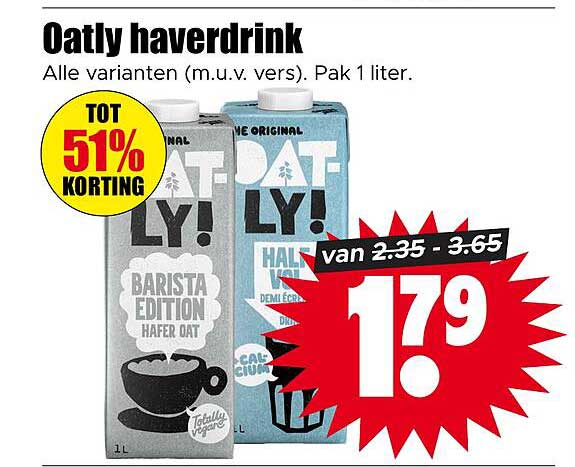 Oatly havredrink