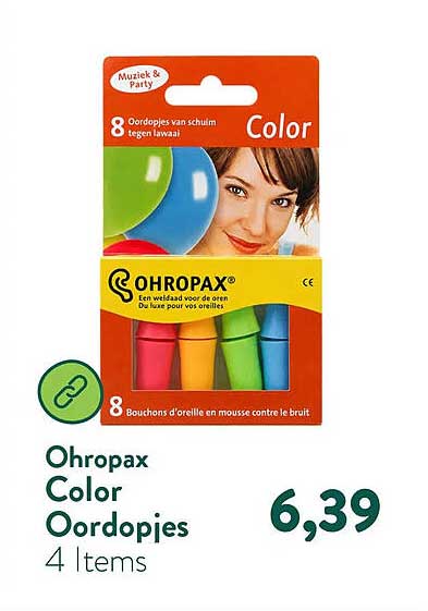 Ohropax Color Oordopjes