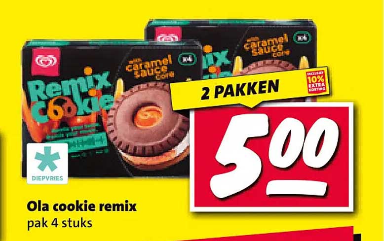 Ola cookie remix pak 4 stuks 2 pakken