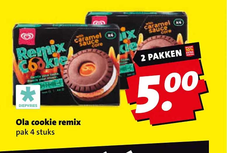 Ola cookie remix pak 4 stuks 2 pakken
